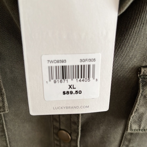 Lucky brand women’s mini dress. Hunter green half way bottom and side pockets - Picture 4 of 5